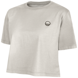 Camiseta de mujer Wild Country Sequence Woman T-shirt gris/blanco moonstone