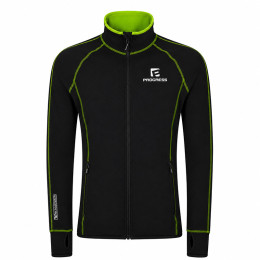 Sudadera de hombre Progress Torez negro/amarillo černá/limetka