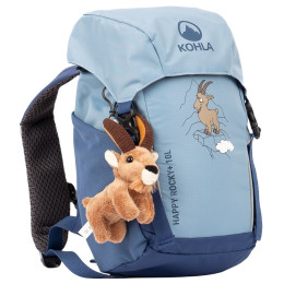 Mochila para niños Kohla Happy Rocky 10 azul Dusk Blue