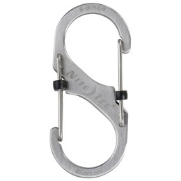Mosquetón auxiliar Nite Ize S-Biner SlideLock #3 plata