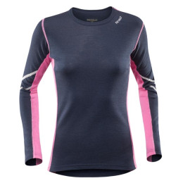 Camiseta de mujer Devold Sport Woman Shirt negro/rosa Ink/Sweet