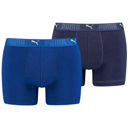 Calzoncillos bóxer para hombre Puma Sport Cotton Boxers 2P azul Blue Combo