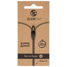 Cremallera de recambio ZlideOn Narrow Zipper XS negro