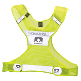 Chaleco de carrera Nathan LightStreak amarillo SafetyYellow
