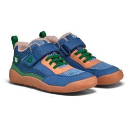 Calzado para niños Affenzahn Sneaker Vegan Cheerly marrón/azul Bird of Paradise