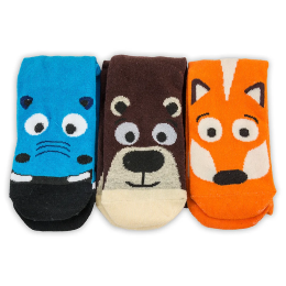 Calcetines para niños Pidilidi Funny PD0139-02 3pack mix1 mix barev