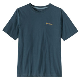 Camiseta de hombre Patagonia M's Water People Banner T-Shirt azul oscuro Summit Blue