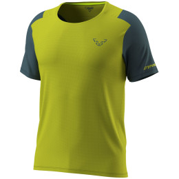 Camiseta funcional de hombre Dynafit Transalper S/S Tee M verde golden lime/0720
