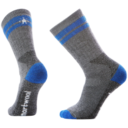 Calcetines Smartwool Mountaineer Maximum Cushion Tall Crew azul/gris MEDIUM GRAY