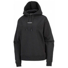 Sudadera de mujer Salomon Logo Hoodie W negro DEEP BLACK