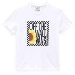 Camiseta para niños Vans Sunlit Crew blanco White