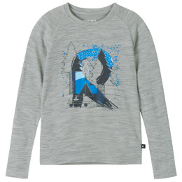 Camiseta para niños Reima Viisas gris Melange Grey