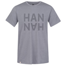 Camiseta de hombre Hannah Grem gris steel gray mel (black)