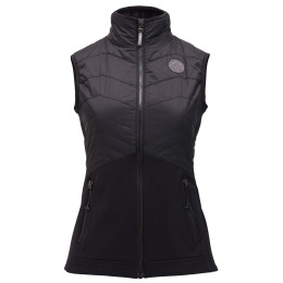 Chaleco de mujer Silvini Formia negro black-cloud