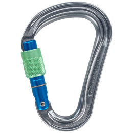 Mosquetón Climbing Technology Warlock gris/azul azzurro