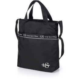 Bolsa de hombro Loap Nikko negro/blanco