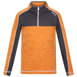 Sudadera para niños Regatta Hewley naranja Orange Pepper/Seal Grey