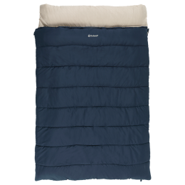 Saco de dormir tipo manta Outwell Contour Lux Double azul oscuro Blue