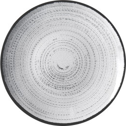 Plato Brunner Tivoli Dinner plate blanco/negro