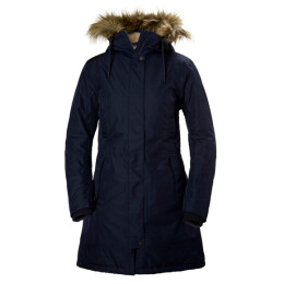 Chaqueta de invierno para mujer Helly Hansen W Mayen Parka azul oscuro Navy