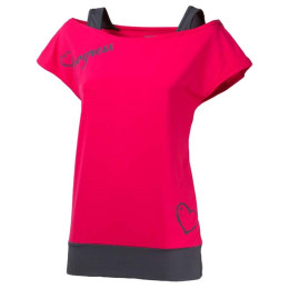 Camiseta de mujer Progress Taiko 23OK gris Pink/Gray