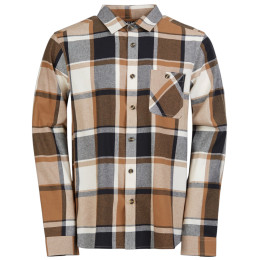 Camisa de hombre Fundango Harris Shirt marrón coffee