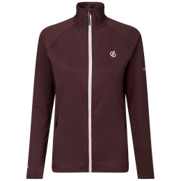 Sudadera funcional de mujer Dare 2b Lowline Full Zip Core Stretch burdeos Huckleberry