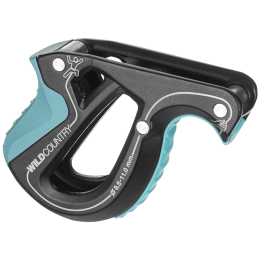 Freno Wild Country Movement Belay Device negro/turquesa BLACK/TURQUOISE