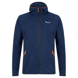 Sudadera de hombre Salewa Nuvolo Pl M Jkt 2022 azul oscuro dark denim melange