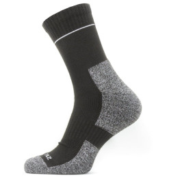 Calcetines SealSkinz Solo QuickDry Ankle Length negro/gris Black/Grey