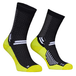 Calcetines High Point Trek 4.0 Socks negro/amarillo Black / Celery
