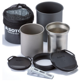 Vajilla Soto Thermostack + Cook Set Combo negro