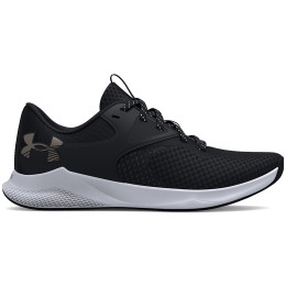 Zapatillas de carrera para mujer Under Armour W Charged Aurora 2 negro/blanco Black / Black / Metallic Warm Silver