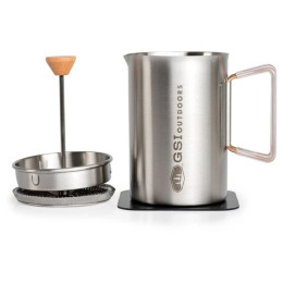Émbolo para cafetera GSI Outdoors Glacier Stovetop JavaPress plata silver