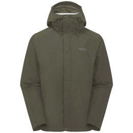 Chaqueta de hombre Rab Downpour Jacket verde