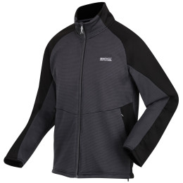 Sudadera de hombre Regatta Highton Wnt FZIII gris DkGrey/Black