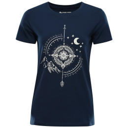 Camiseta de mujer Alpine Pro Morola azul oscuro MOONLIT OCEAN VARIANTA PB