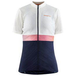 Maillot de ciclismo para mujer Craft CORE Endur blanco/azul Whisper/Blaze