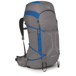 Mochila de senderismo Osprey Exos Pro 55 gris/azul dale grey/agam blue