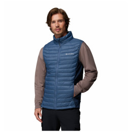 Chaleco de hombre Columbia Powder Pass™ Hybrid Vest azul Dark Mountain,