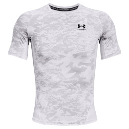 Camiseta funcional de hombre Under Armour HG Armour Camo Comp SS blanco White//Black