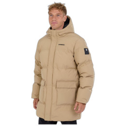 Abrigo de invierno para hombre Fundango Nordvik Parka Jacket beige dirt yellow