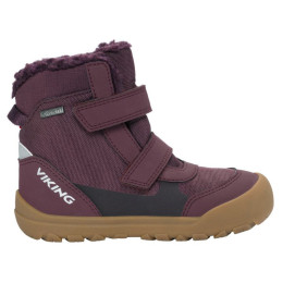 Botas de invierno para niños Viking Outdoor Footwear Spruce Barefoot Warm GTX 2V Wine burdeos Wine