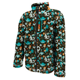 Sudadera para niños WAMU Dinosauři negro/marrón