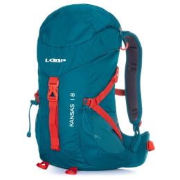 Mochila de senderismo Loap Kansas 18l azul/rojo Celestial/Red