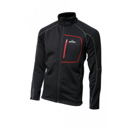 Sudadera de hombre Pinguin Power Man Full Zip negro