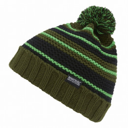 Gorro para niños Regatta Davin Hat VI verde/negro Dark Khaki