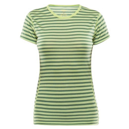 Camiseta Devold Breeze Woman T-Shirt (2018) amarillo LimeStripes