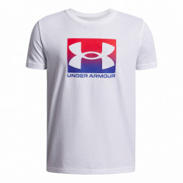 Camiseta para niños Under Armour B BOXED SPORTS UPDATE SS blanco White