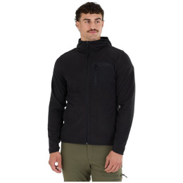 Sudadera funcional de hombre Fundango Nagano Full Zip Hoodie negro black